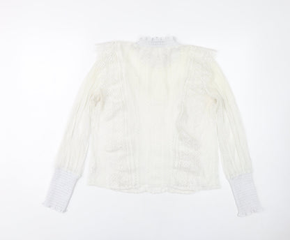 Womens UK Size 8 Decjuba Ivory  Blouse