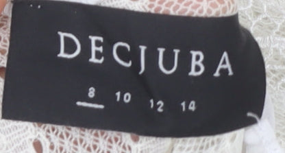Womens UK Size 8 Decjuba Ivory  Blouse