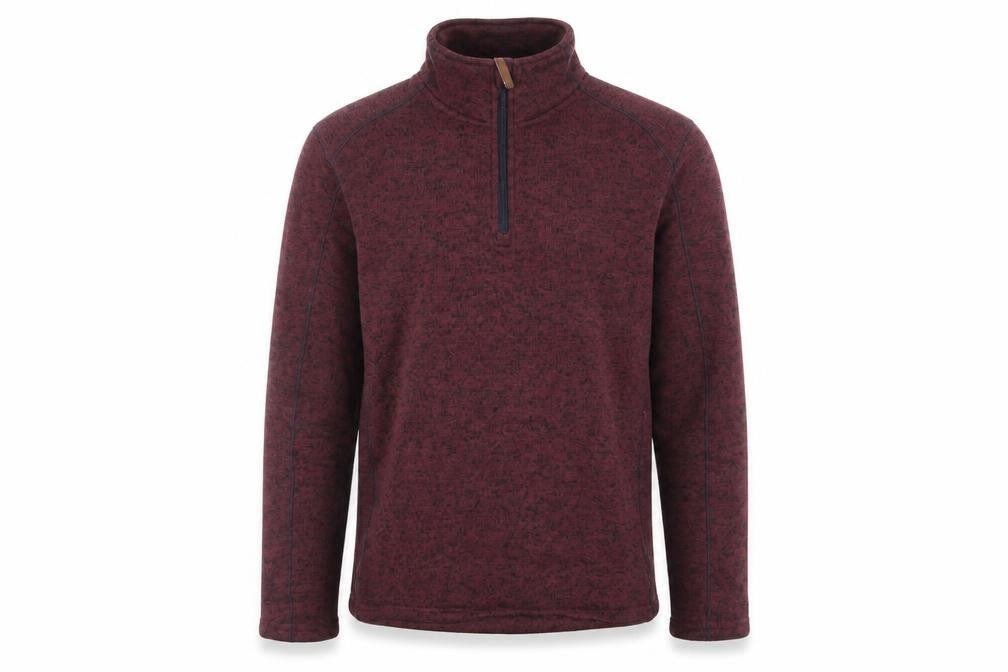 Mens UK Size M Mountain Warehouse Red 1/2 Zip Sweatshirt
