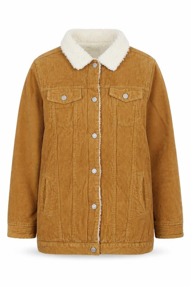 Womens UK Size 10 Denim Co. Brown Basic Jacket