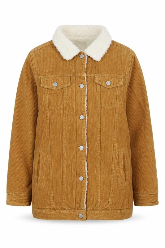 Womens UK Size 10 Denim Co. Brown Basic Jacket