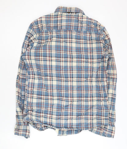 Twisted Soul Men's Multicoloured Plaid Shirt M