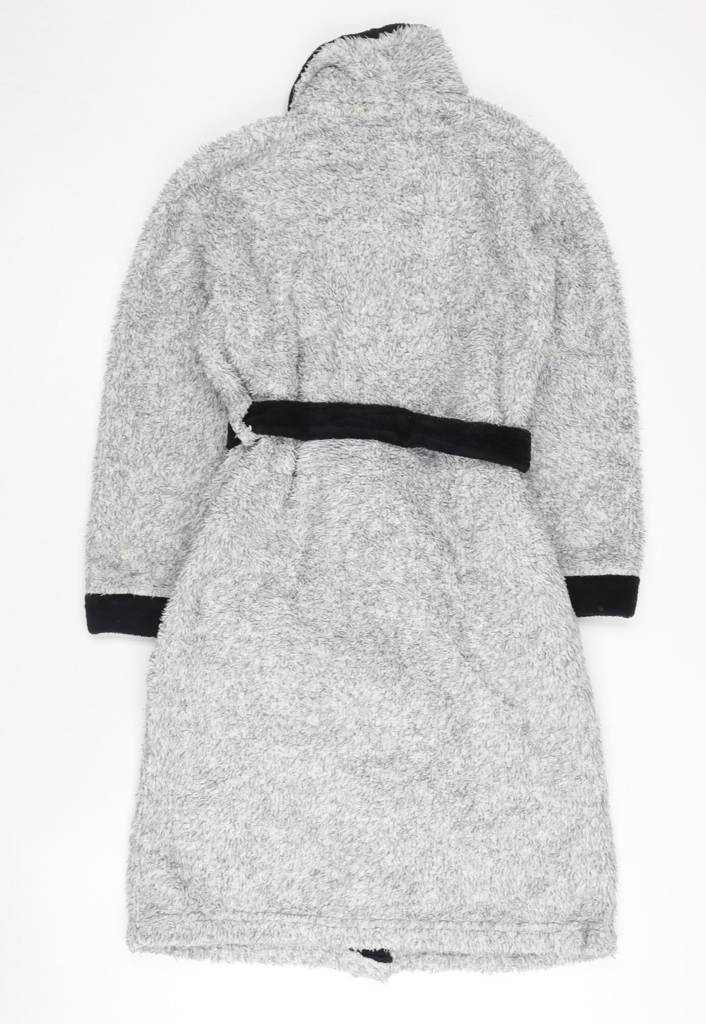 Manchester United Boys Grey & Black Hooded Robe, 10-11 Years