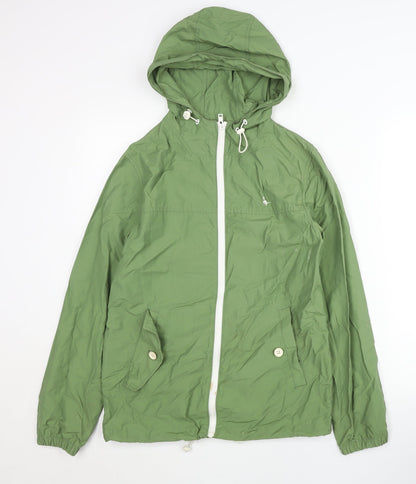 Womens UK Size 8 Jack Wills Green Windbreaker Coat