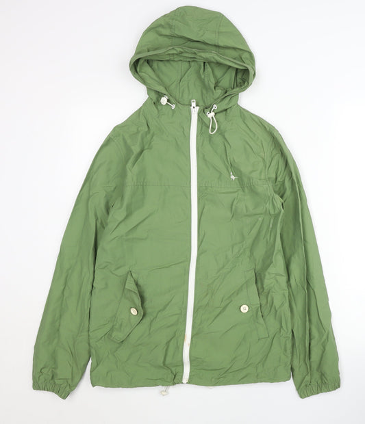 Womens UK Size 8 Jack Wills Green Windbreaker Coat