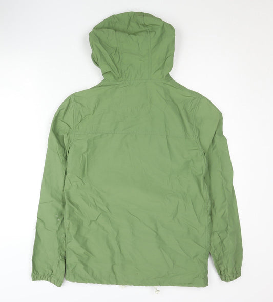 Womens UK Size 8 Jack Wills Green Windbreaker Coat