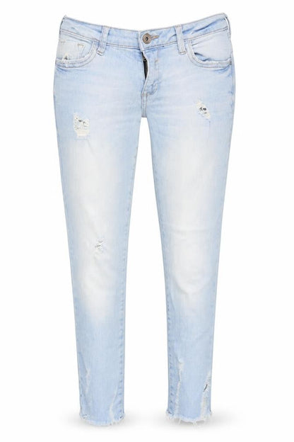 Womens UK Size 8 Denim Co Regular Fit Skinny Blue Jeans