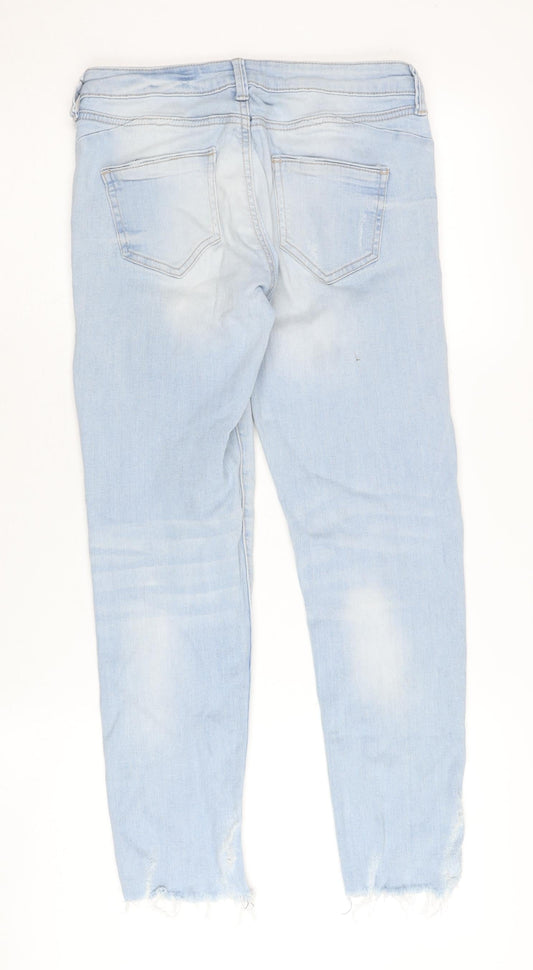 Denim Co Women's Light Blue Skinny Jeans Size 8