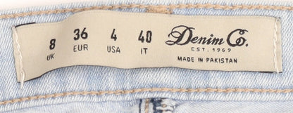 Denim Co Women's Light Blue Skinny Jeans Size 8