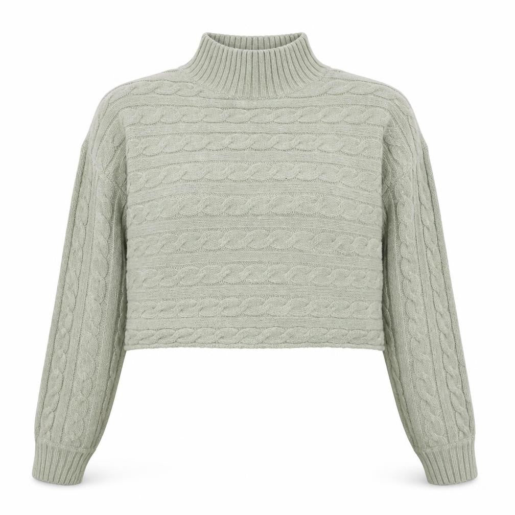 Womens UK Size M New Look Green Pullover Jumper