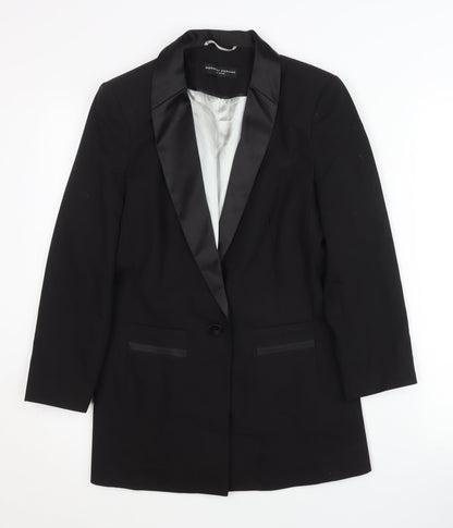 Dorothy Perkins Women's Black Tuxedo Blazer Size 10