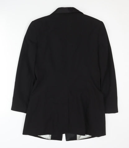 Dorothy Perkins Women's Black Tuxedo Blazer Size 10