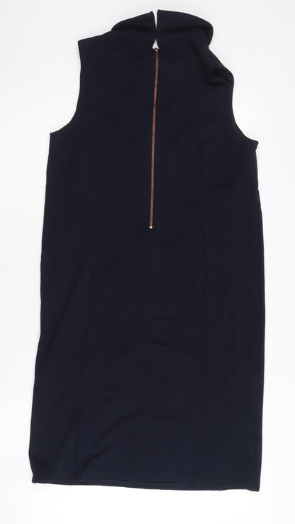 Phase Eight Women Black Size 12 Sleeveless Sheath Dress