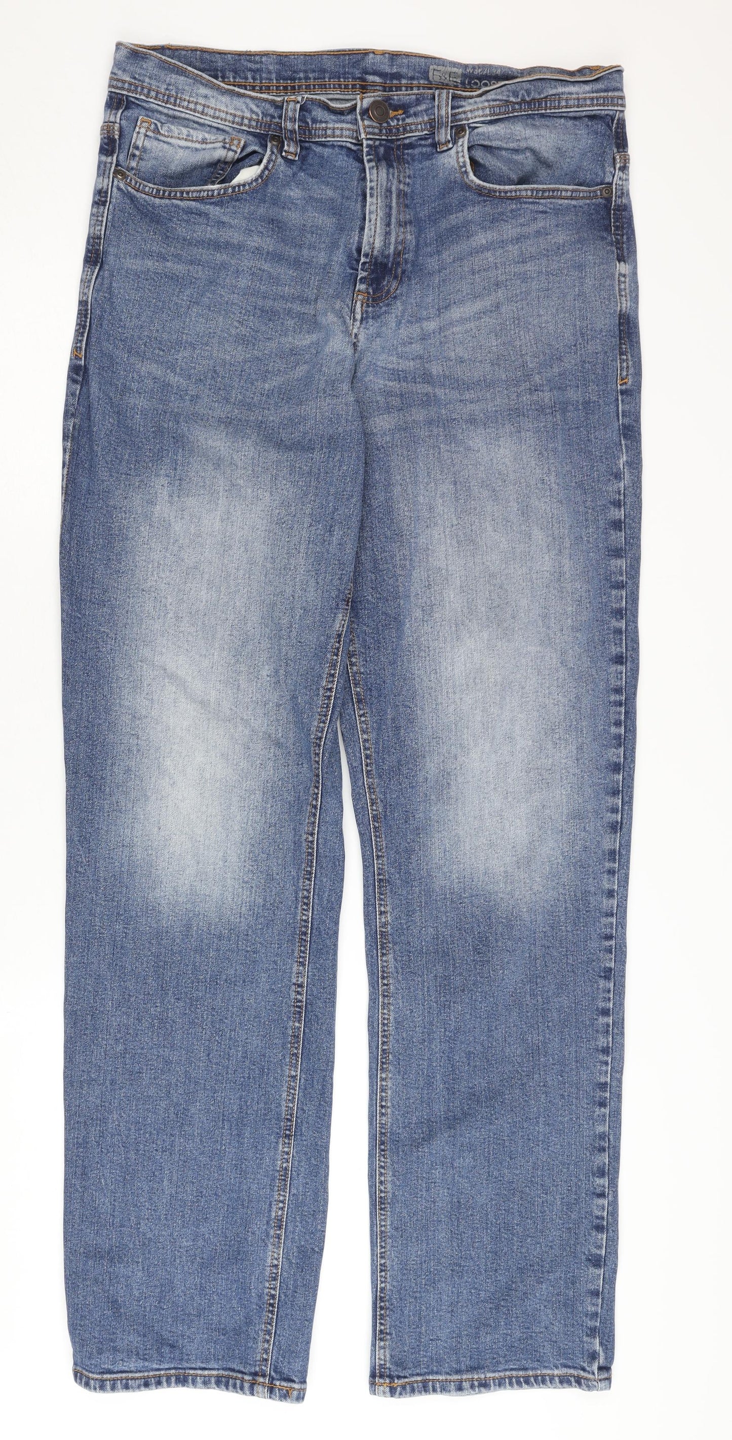 F&F Men's Blue Straight Leg Jeans 36R