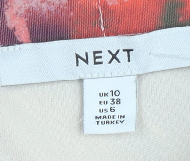 Next Women's Multicoloured A-Line Skirt Size 10
