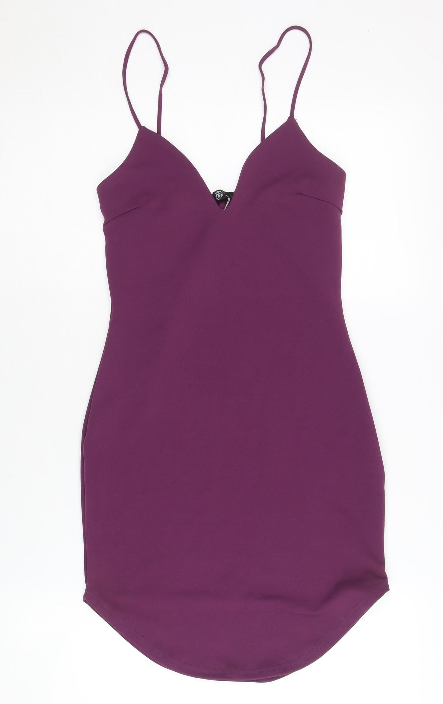 Missguided Women's Purple Slip Dress Size 4