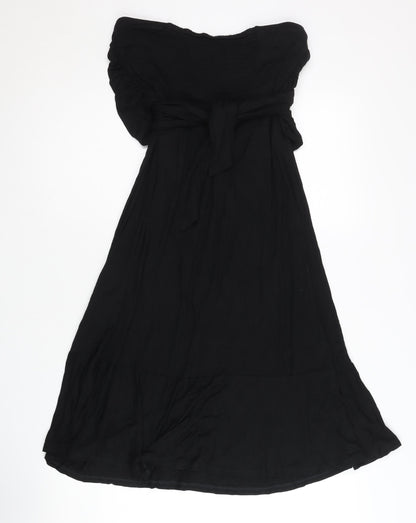 Boden Women's Black Off-the-Shoulder Midi Dress