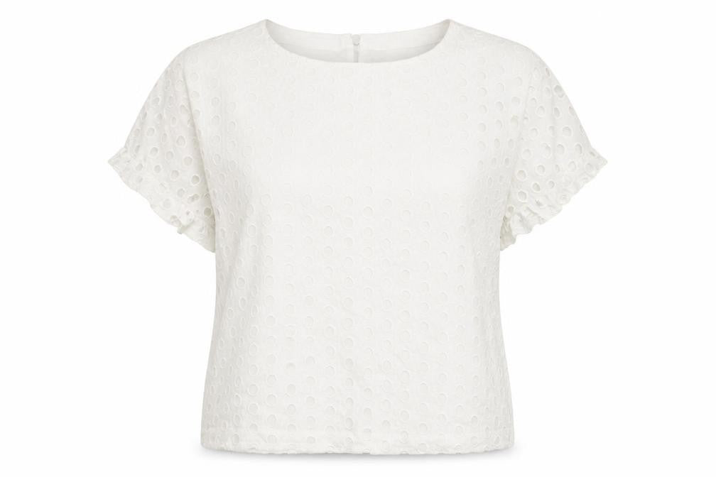 Womens UK Size 14 Gerard Darel White Basic Blouse