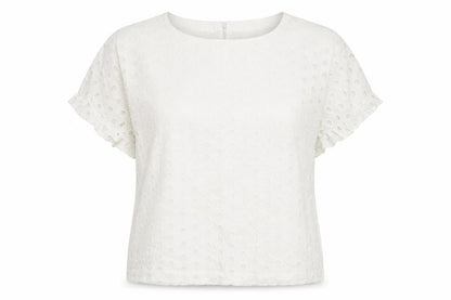 Womens UK Size 14 Gerard Darel White Basic Blouse