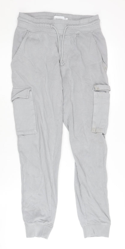 Topman XS Grey Jogger Trousers for Men