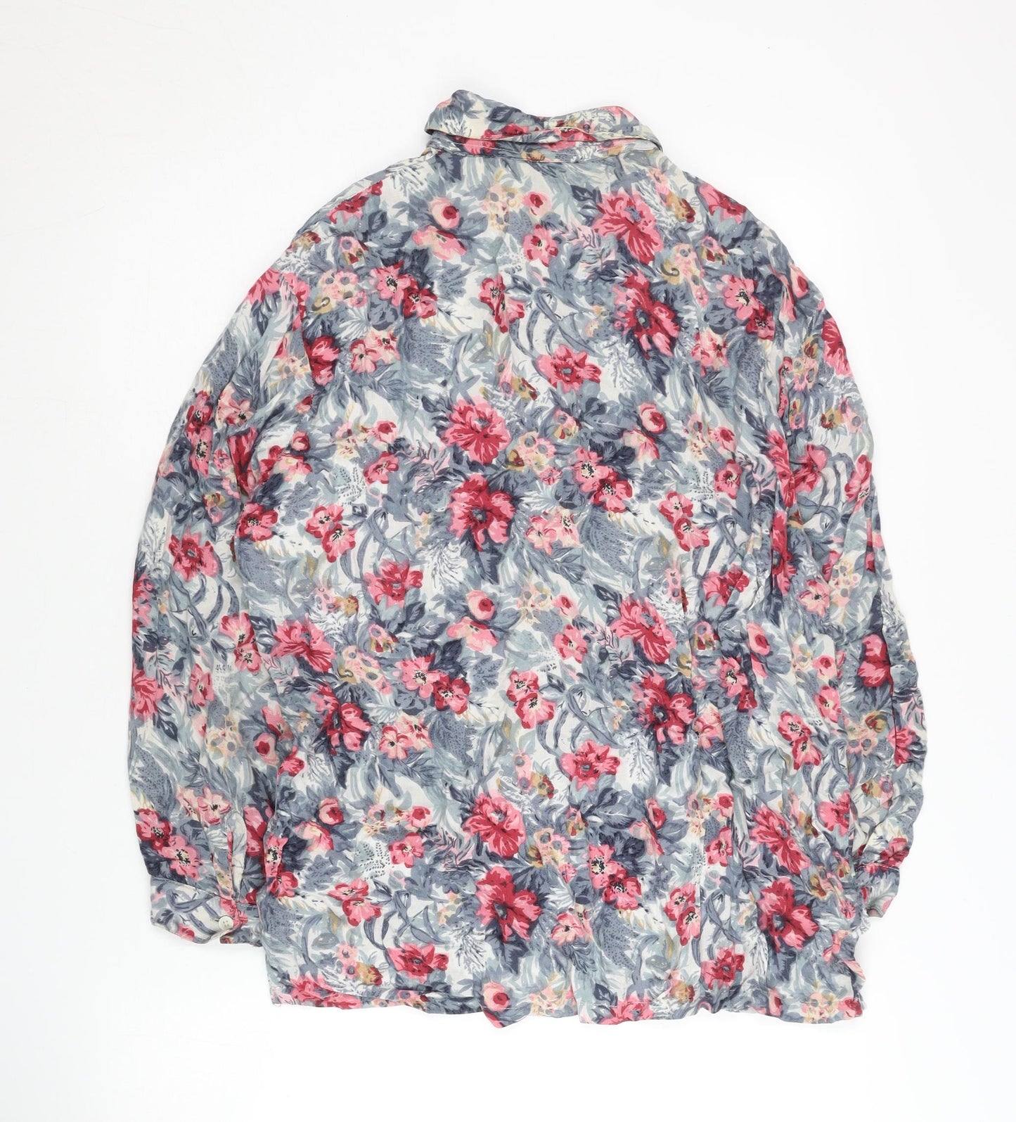 Womens UK Size S New Look Multicoloured Basic Button-Up