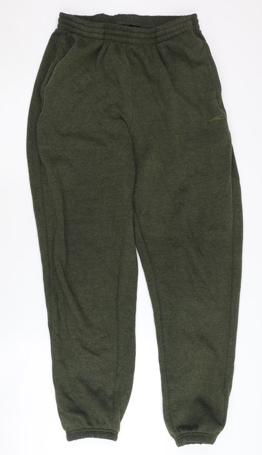 Slazenger Men's Green Jogger Trousers, Size L