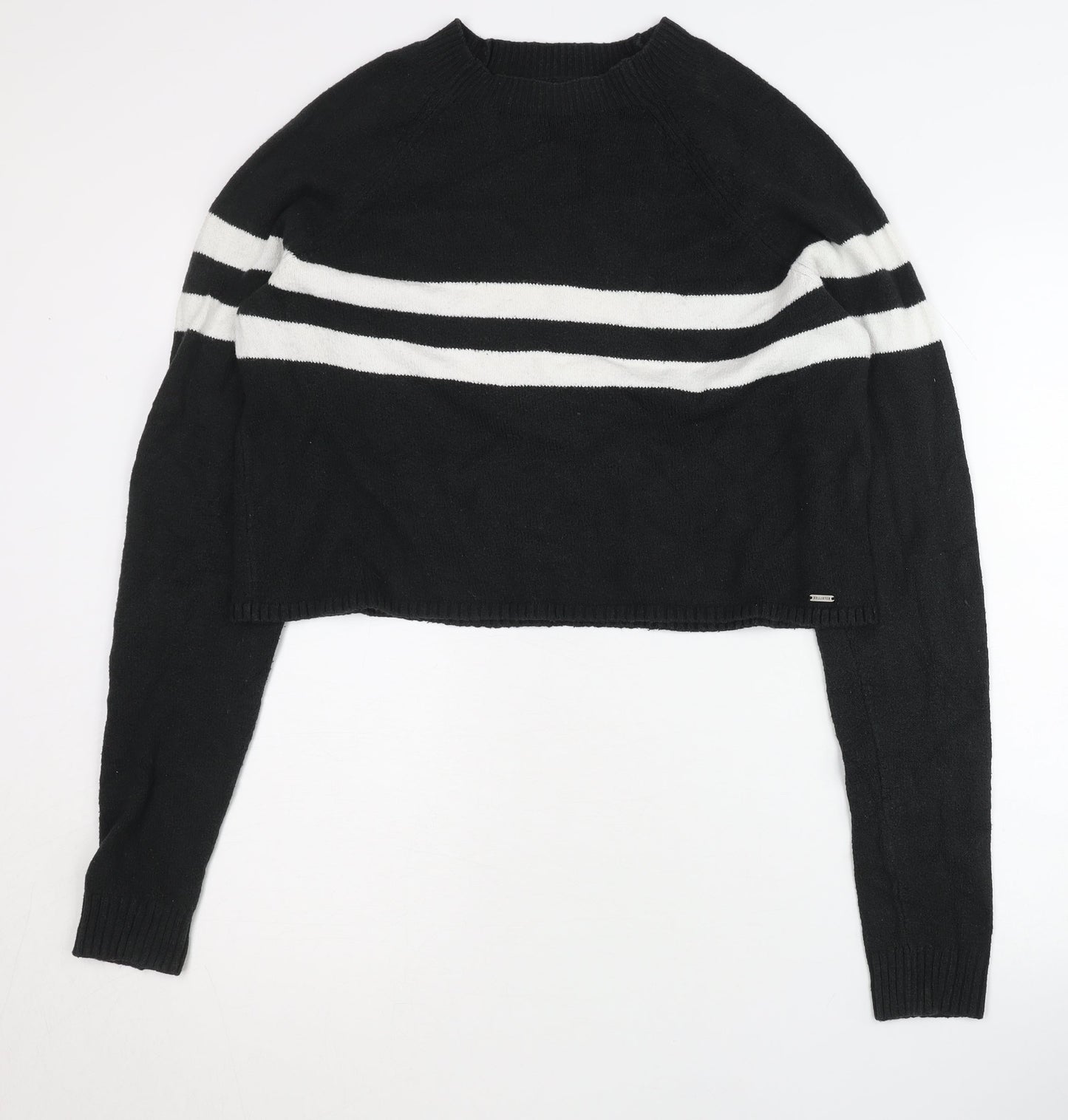 Womens UK Size L Hollister Black Pullover Jumper