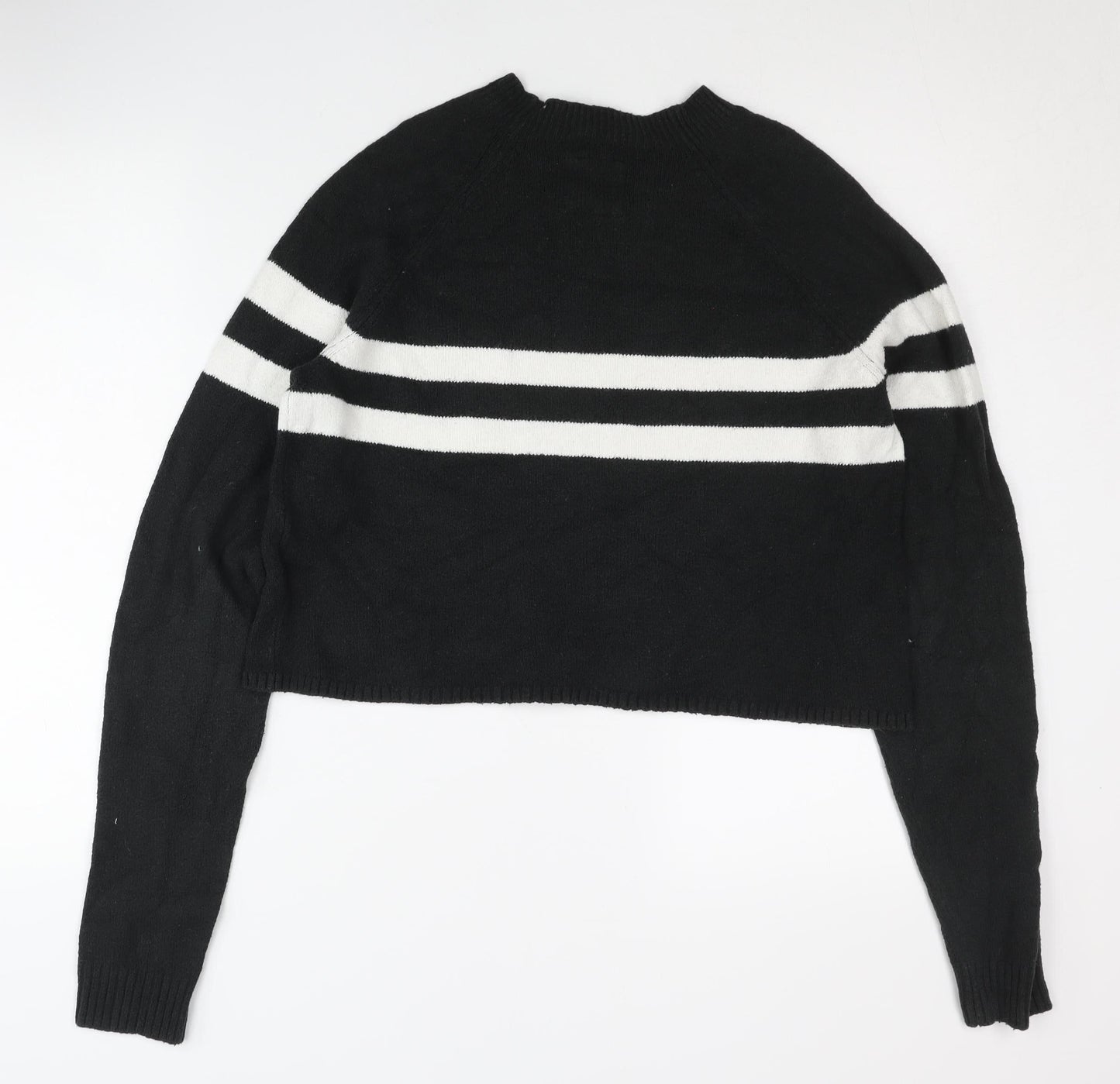 Womens UK Size L Hollister Black Pullover Jumper