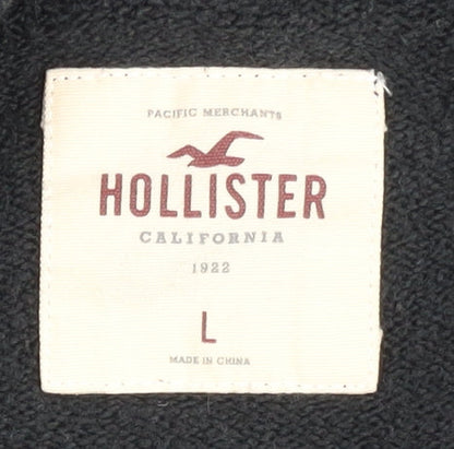 Womens UK Size L Hollister Black Pullover Jumper