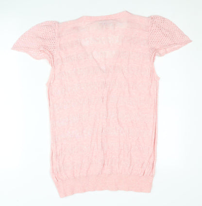 Womens UK Size 8 Whistles Pink Pullover Jumper