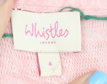 Womens UK Size 8 Whistles Pink Pullover Jumper