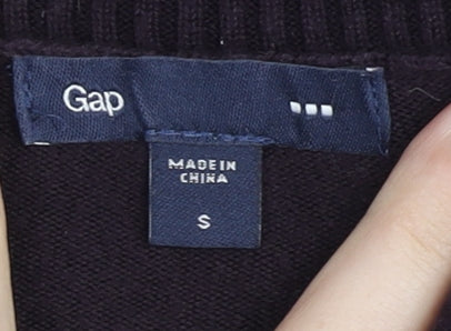 Gap Women's Black Pullover Jumper Size S V-Neck