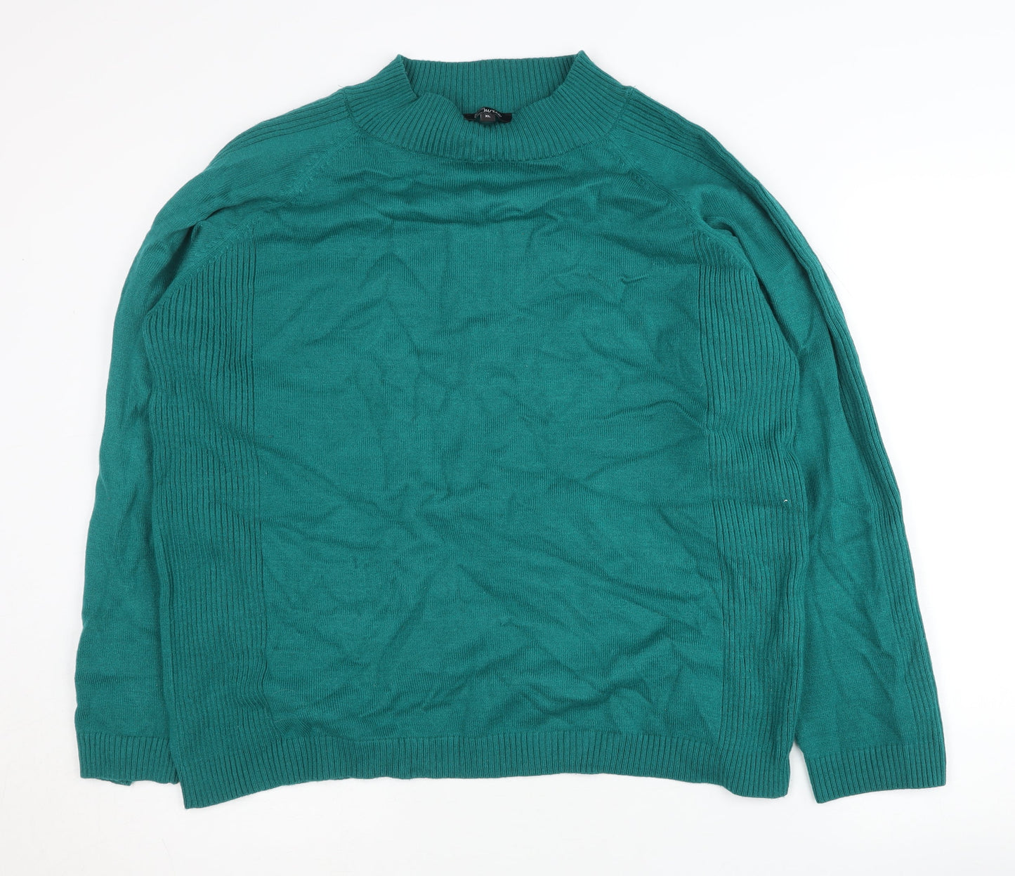 Womens UK Size XL Emreco Green Pullover Jumper