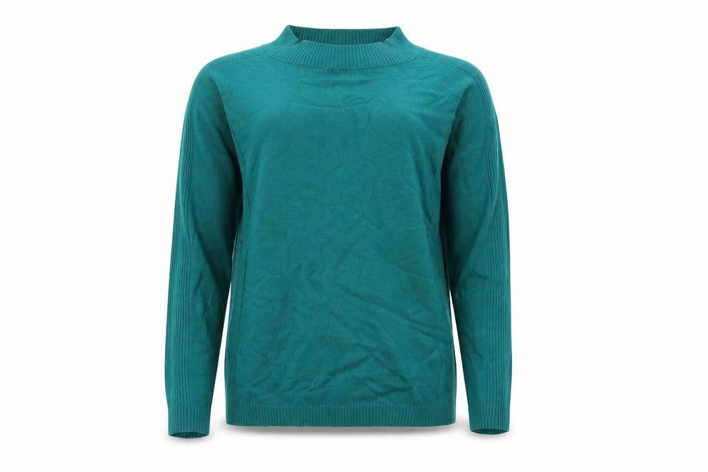 Womens UK Size XL Emreco Green Pullover Jumper