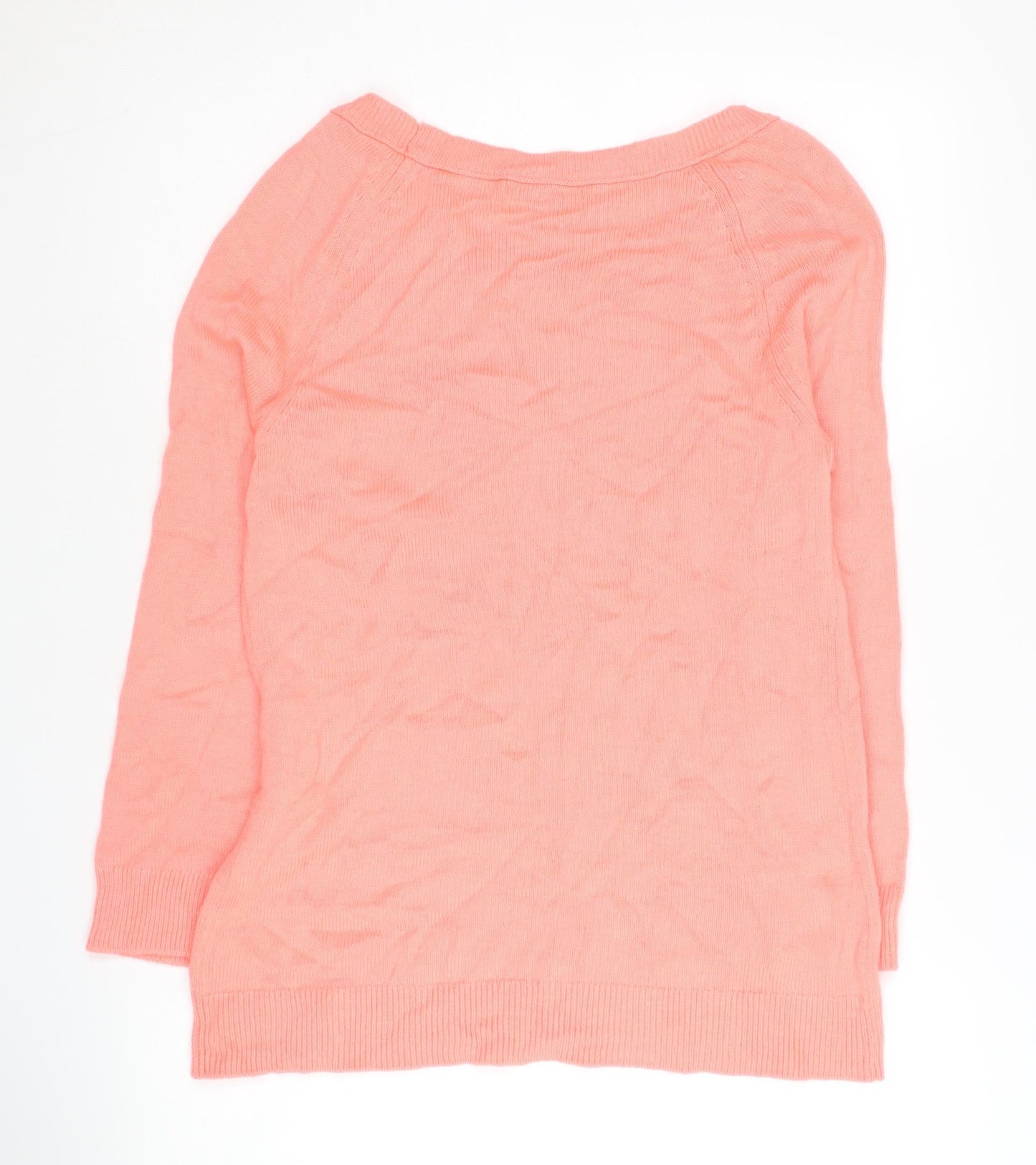 Gap Women's Pink Pullover Jumper - M, Long Sleeve, Knit