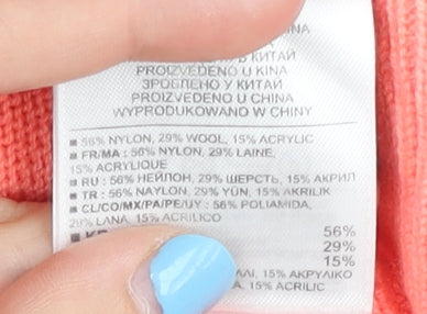 Gap Women's Pink Pullover Jumper - M, Long Sleeve, Knit