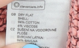 H&M Women’s Pink M Pullover Jumper - Knit Crew Neck