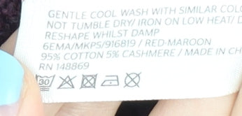 FatFace Men's Red Pullover Jumper Medium Cotton