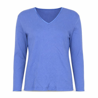 Womens UK Size M Eddie Bauer Blue Pullover Jumper