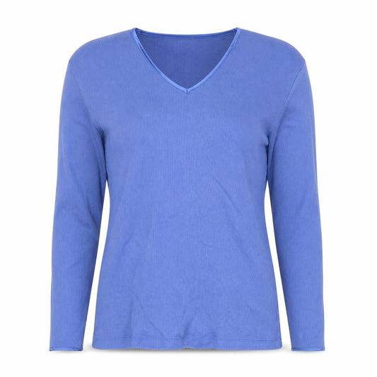 Womens UK Size M Eddie Bauer Blue Pullover Jumper