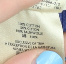 Womens UK Size M Eddie Bauer Blue Pullover Jumper