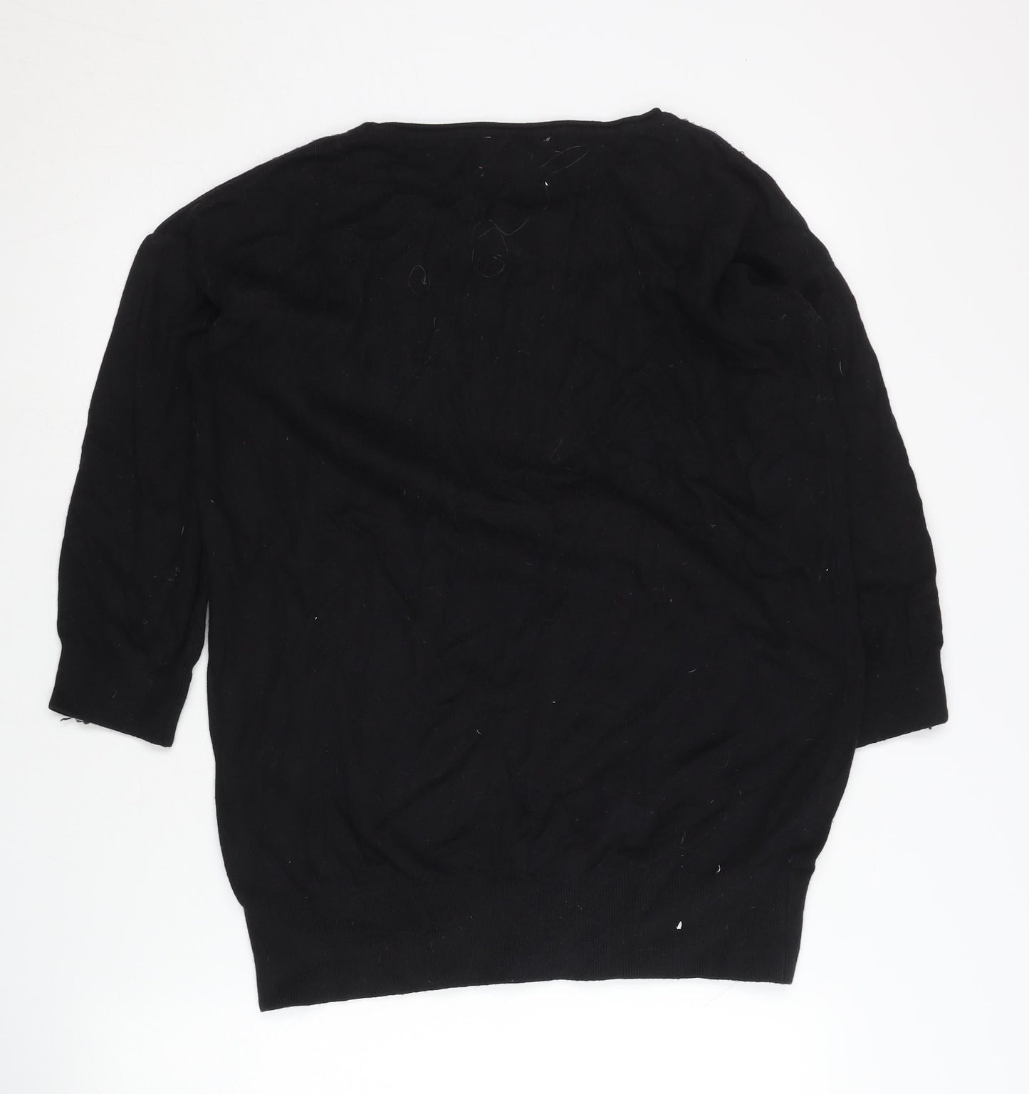 Womens UK Size M Wallis Black Pullover Jumper