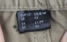 Parkside Beige Cargo Shorts - Men's L - Casual Workwear