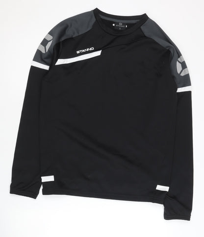 Stanno Men's Black Pullover - Size S, Polyester