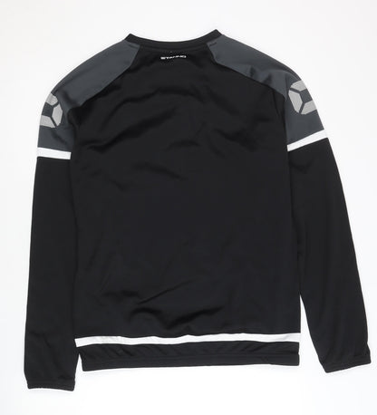 Stanno Men's Black Pullover - Size S, Polyester