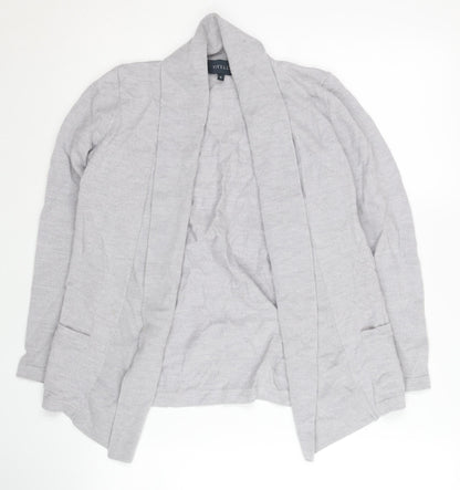 Womens UK Size S Viyella Grey Cardigan Jumper