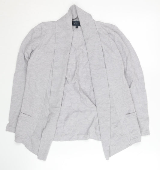 Womens UK Size S Viyella Grey Cardigan Jumper