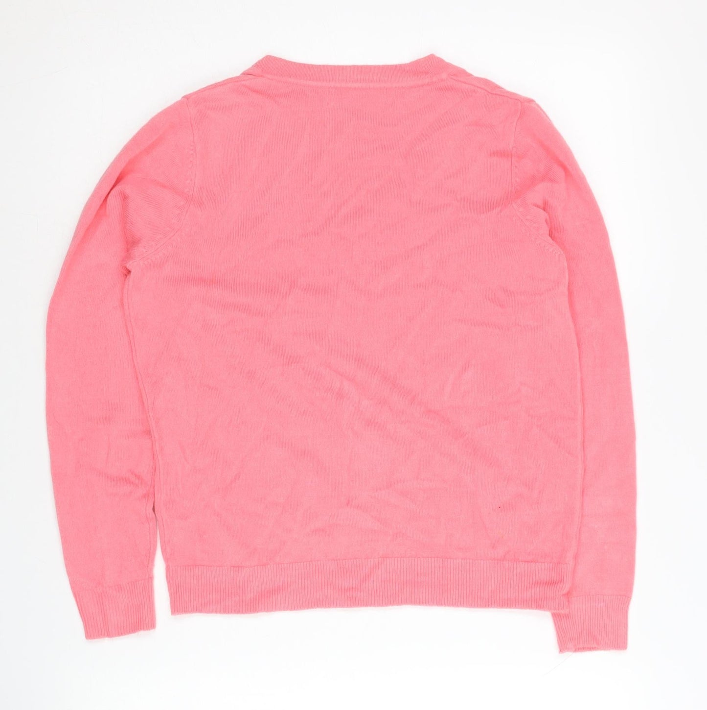 Womens UK Size S Marks and Spencer Pink Pullover Jumper