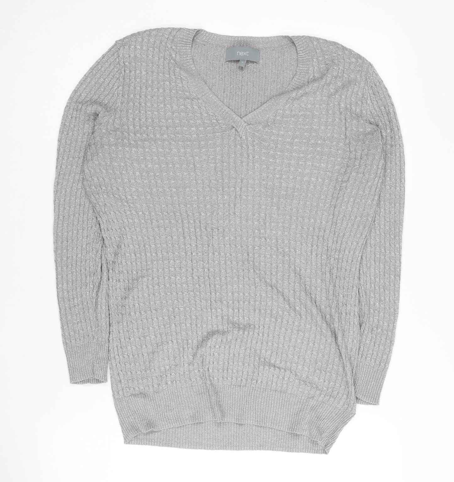 Womens UK Size 16 NEXT Grey Pullover Jumper