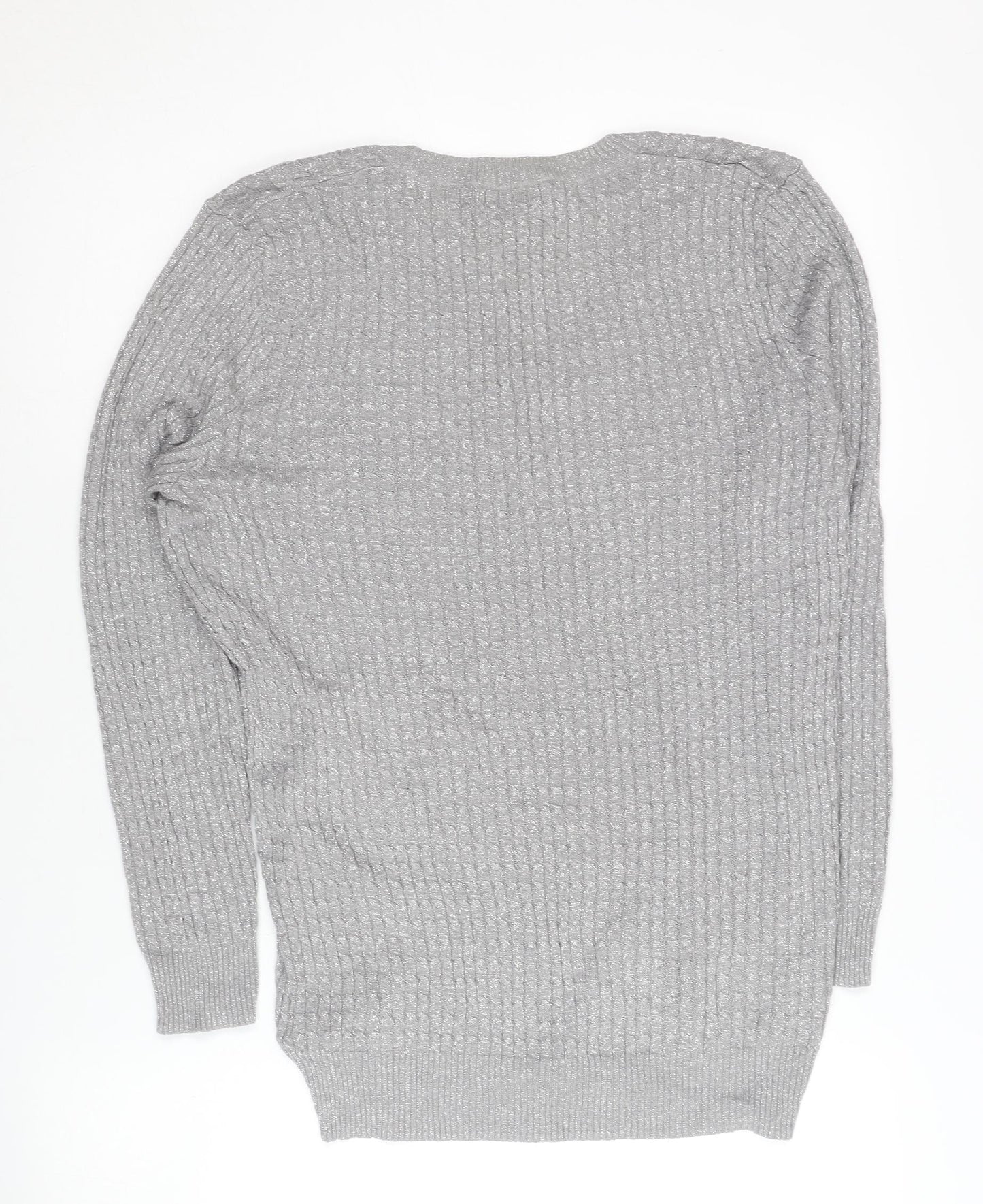 Womens UK Size 16 NEXT Grey Pullover Jumper